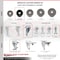 Service Caster 3.5 Inch Phenolic Wheel Swivel 10mm Threaded Stem Caster with Brake SCC SCC-TS20S3514-PHS-TLB-M1015 - alternate 3